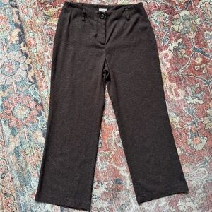 Tweed cropped pants